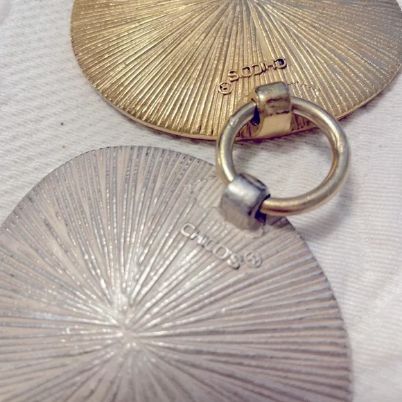 Chico’s Chunky Medallion Adjustable Chain Belt - Picture 5 of 10